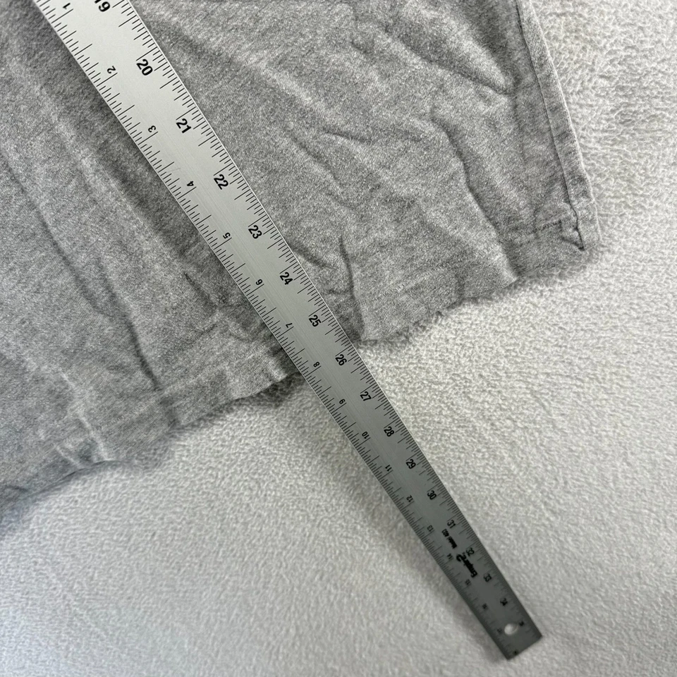 Polo Sport Ralph lauren Shirt men's XL Gray Spellout Single Stitch Flag Retro - Image 4 of 4