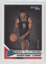 2019 Panini Donruss Rated Rookie Press Proof Purple 64/199 Terance Mann #242 kf4