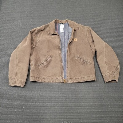 Vintage Men's 2XL Carhartt Detroit Blanket Lined Full Zip Jacket