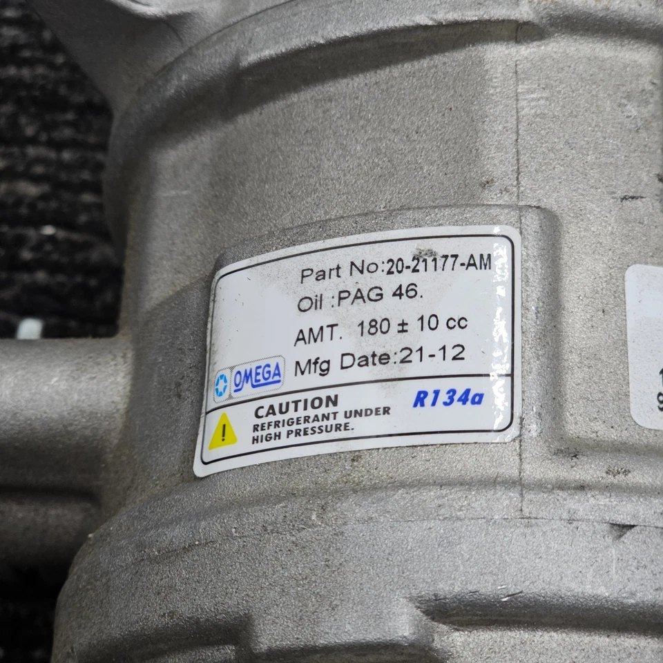 Omega 20-21177-AM A/C Compressor / Clutch Fits 2002-2013 Cadillac Escalade EXT - Image 2 of 4