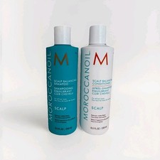 Moroccanoil Scalp Balancing Shampoo & Conditioner 8.5 oz improve scalp hydration