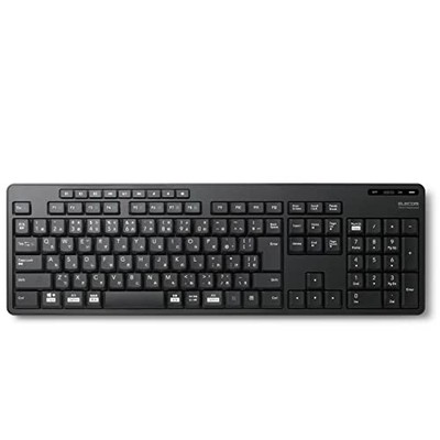 ELECOM Wireless Keyboard Bluetooth Quiet TK-FFBM03SKBK Unterstützt bis zu 3