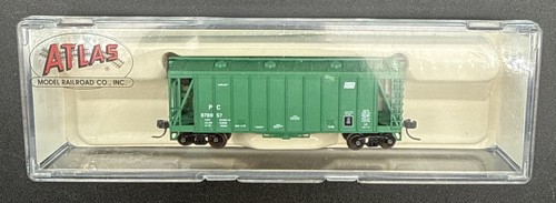 ATLAS #38772A ACF 40' TOLVA DESLIZANTE Penn Central #878857 escala N L/N en caja | Condition: Used