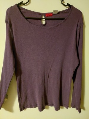 Extra Touch Thin Purple Long Sleeve 3XL Shirt