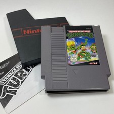 Teenage Mutant Ninja Turtles Nintendo NES 1989 Manual Sleeve Tested and Works