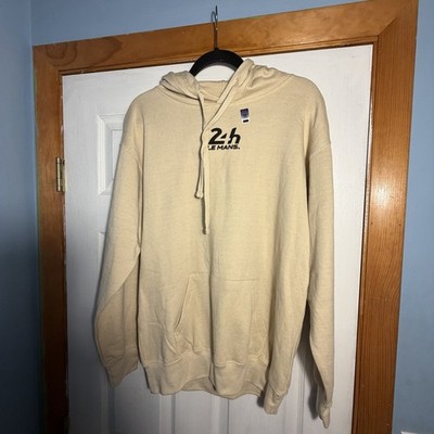 Official 24 Hours of Le Mans 2022 90th Edition Beige Hoodie Sweatshirt Med New