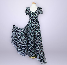 VINTAGE 90s Betsey Johnson Palazzo Pants  Duster Set Postage Stamp Print VFG