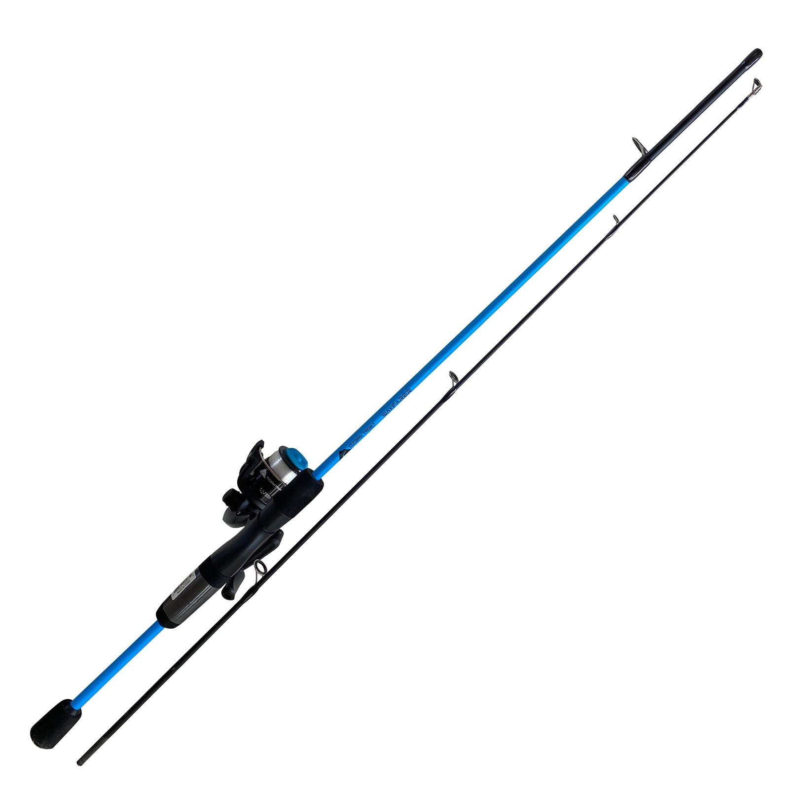 Spinning Fishing Rod and Reel Combo, Blue