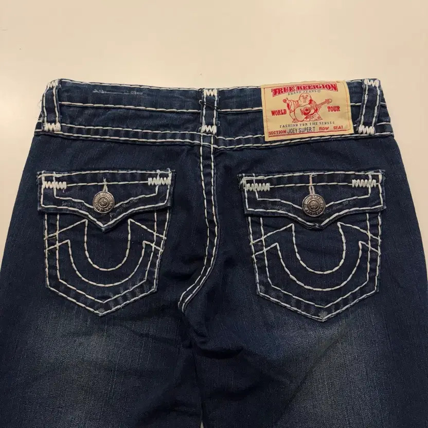 True Religion Joy Super T Denim Pants 28 Waist Blue Jean thumbnail 2