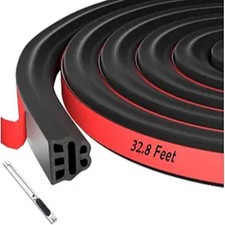 Door Rubber Seal Strip Automotive Weather Stripping Double Layer Auto Weatherstr