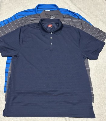 Men s Lot Of 3 XXL Golf Polo Shirts Short Sleeve Champions Tour And Grand Slam