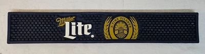 Miller Lite Gummi Bar Matte Läufer Handelsqualität 3,5" x 20,25" - Bild 1 von 4