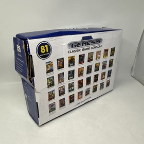 SEGA Genesis Classic Black Game Console with 81 Preloaded Games and Sonic Mortal