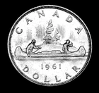 1959 silver dollar of Canada superb UNC. coin super details low mintage
