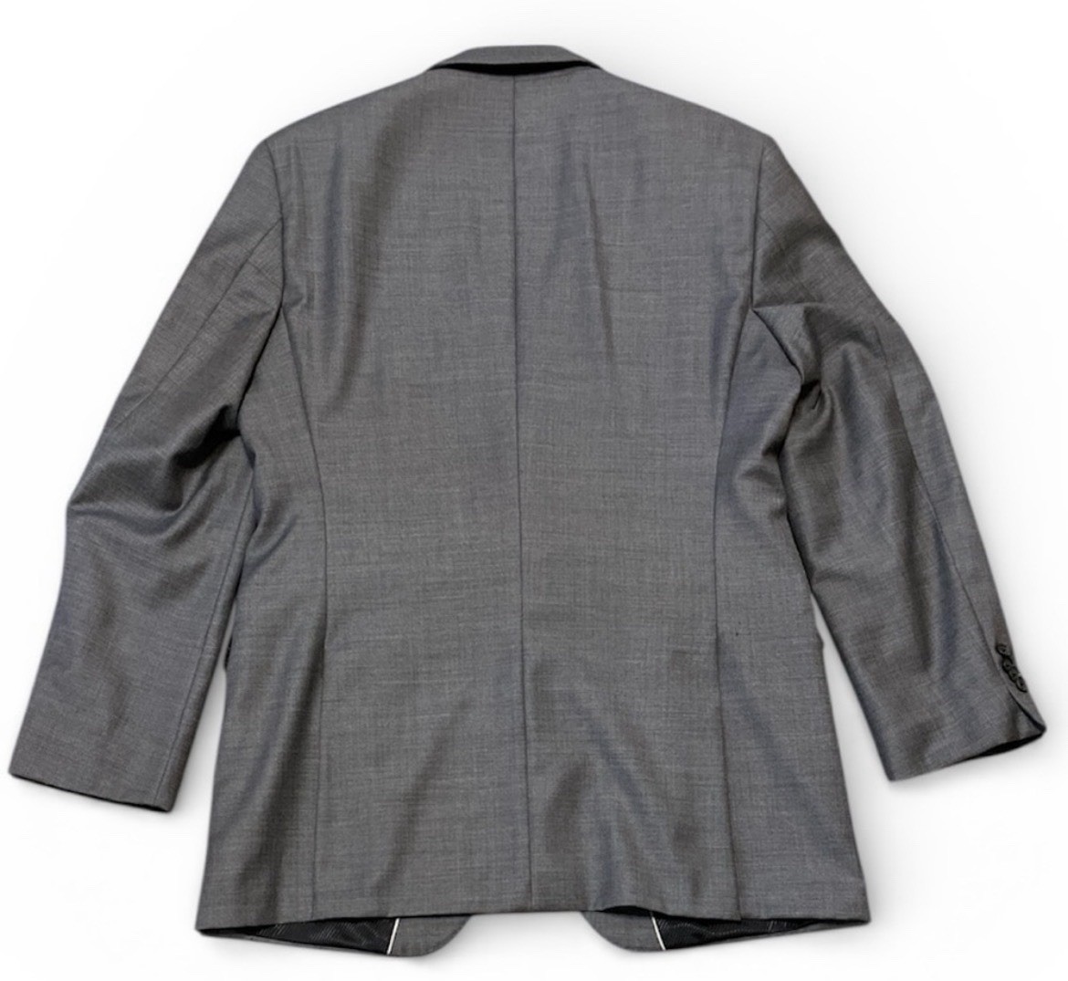 Men's Hugo Boss James 4 Sharp 6 Gray Wool Sport Coat Jacket Blazer 42L thumbnail 13