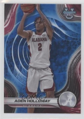 2024-25 Bowman U Best Blue Refractor 7/150 Aden Holloway #72 n0c