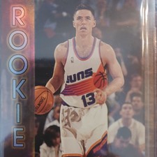 1996 Topps Stadium Club Steve Nash Rookie #R12 Phoenix Suns Basketball Card. rookie card picture
