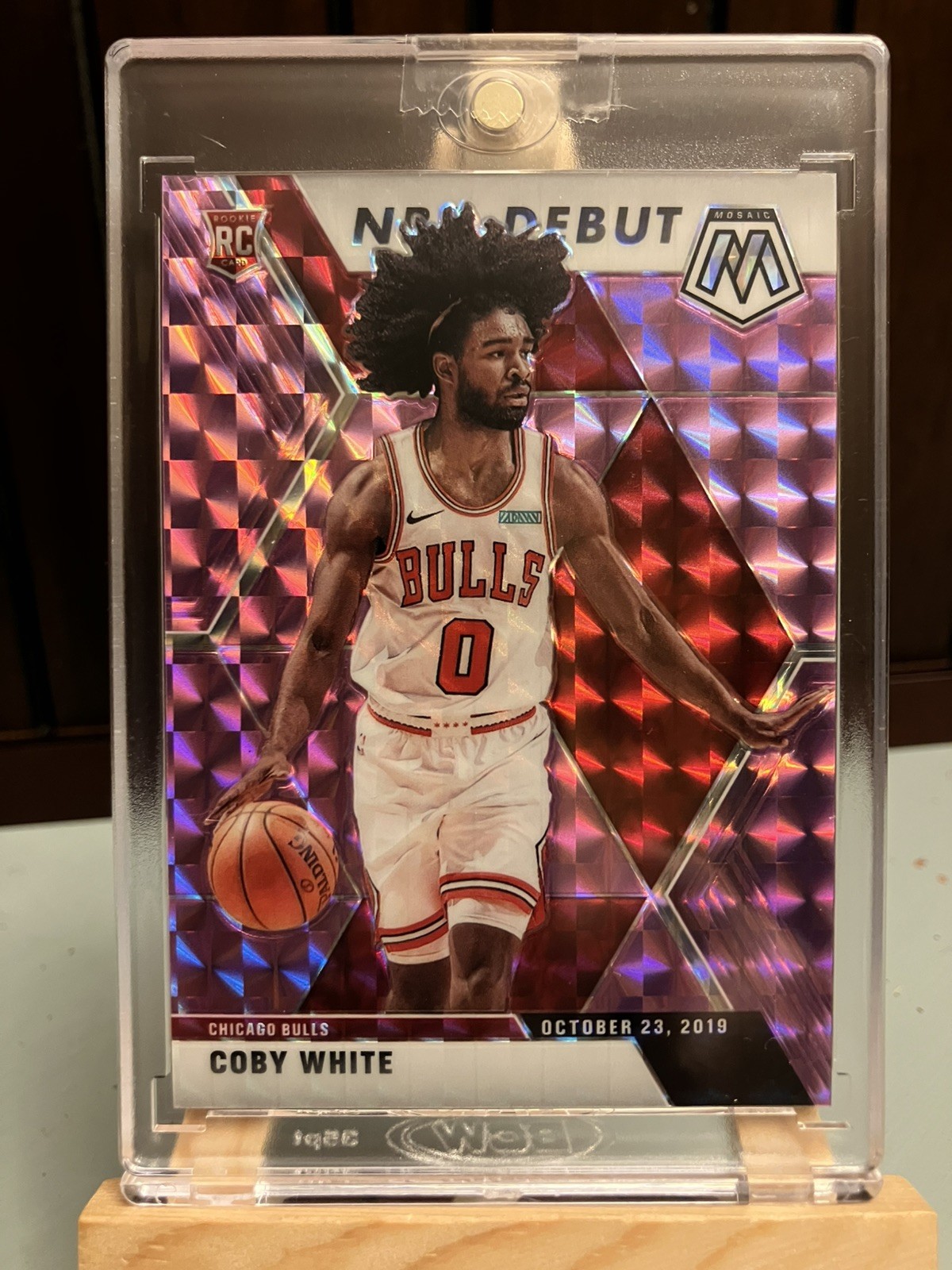 🔥2019-20 Panini Mosaic Coby White RC Purple /49 Rookie #264 BULLS NICE!!!🔥