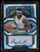 2021 Prizm Draft #CP-HFR Hasahn French Penmanship Silver Auto