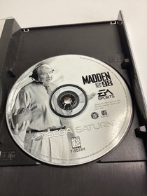 Madden NFL 98 Sega Saturn CIB Complete TESTED