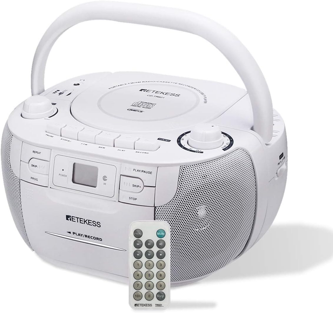 Combo Boombox Cd Player For Home Am/fm Tape Recording