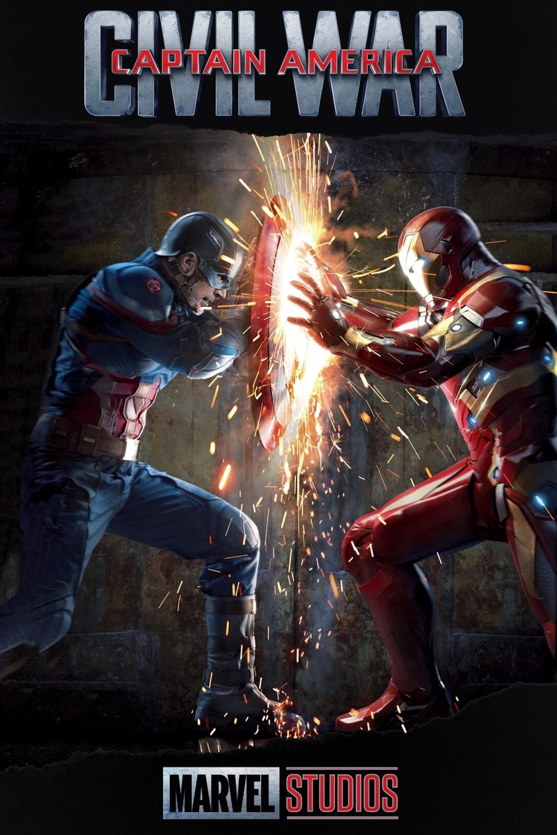 2016 Captain America Civil War Movie Poster 11X17 Marvel Iron Man