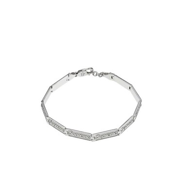 Supreme®/Jacob & Co Logo Link Bracelet Size S/M Very Rare 100