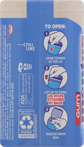Mentos Pure Fresh Sugar-Free Chewing Gum with Xylitol, Fresh Mint, in a Recyclab - Picture 5 of 11