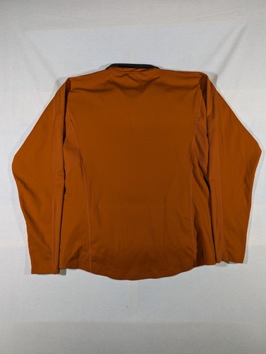 Nike ACG Maglione Uomo XL Fit Dry 1/4 Zip Pullover Performance Outdoor Arancione - Foto 10 di 10