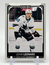 2021-22 O-Pee-Chee John Leonard San Jose Sharks #318