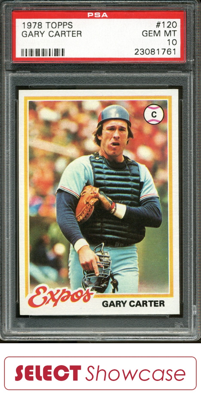 1978 TOPPS #120 GARY CARTER EXPOS HOF PSA 10