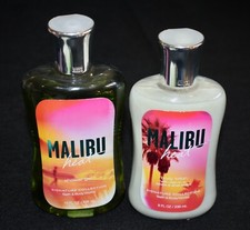 Bath  Body Works Malibu Heat 10 Oz Shower Gel  8 Oz Body Lotion Set NEW US3 10