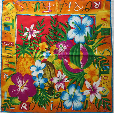 - Superbe Foulard CODELLO 100% Soie TBEG Vintage Schal