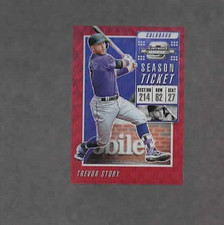 2019 Panini Contenders Optic Ruby Wave Prizm #23 TREVOR STORY