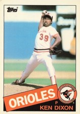 Ken Dixon Rookie Topps Tiffany Traded 1985 Baseball Card #31T