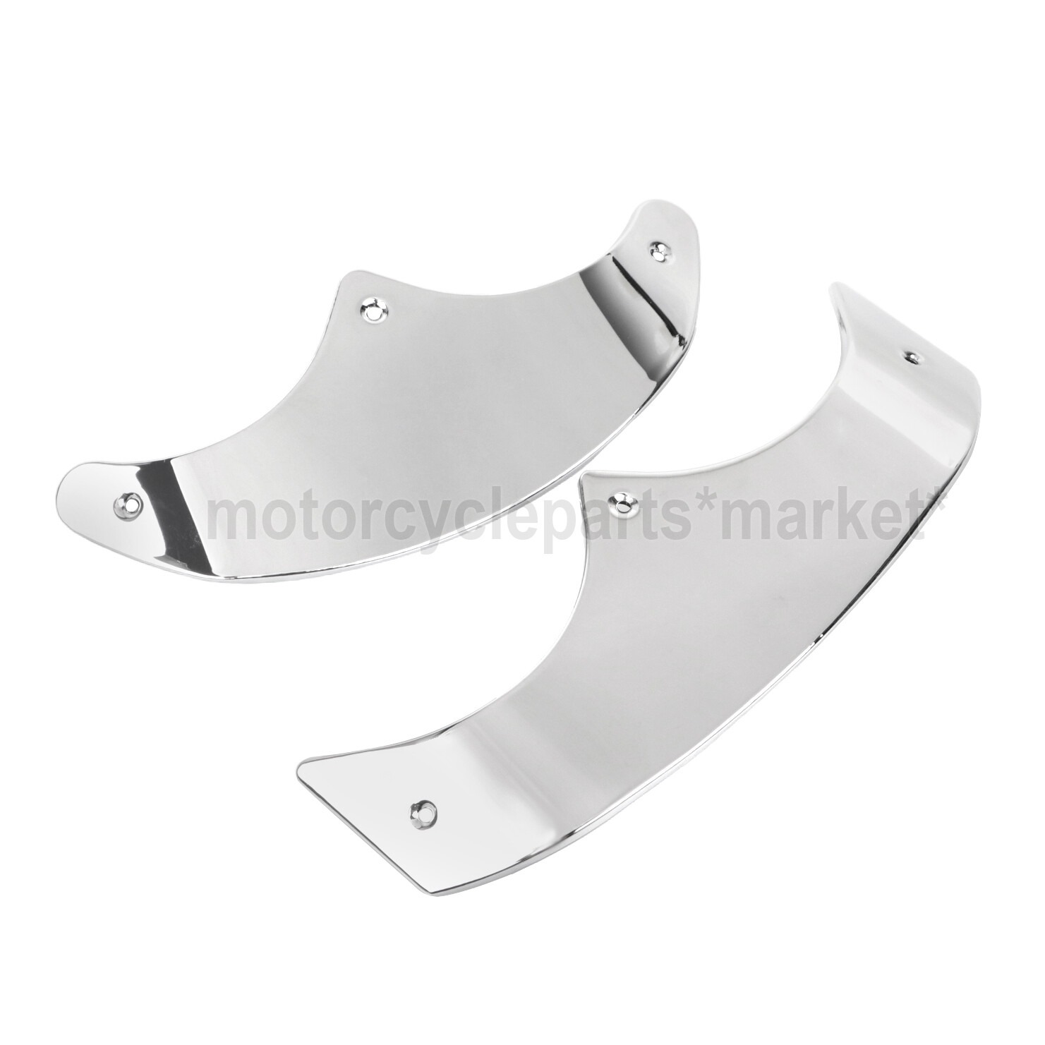 For Harley Motor Front & Rear Fender Tip Trim Fat Boy FLSTF 1989-2006 1990 2000