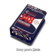 Radial J48 Phantom Powered Active Direct Box