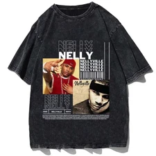 Nelly Rapper Retro Hip Hop T-Shirt Unisex Tee All size S-4XL VN2213