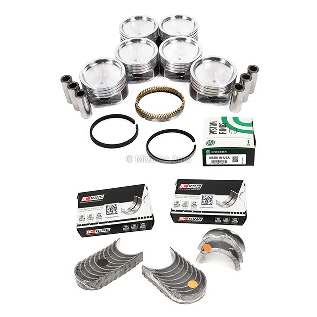 Juego completo de juntas cojinetes de pistones aptos para 96-05 Chevrolet Pontiac Buick 3.4 OHV VIN E Foto 3 de 4