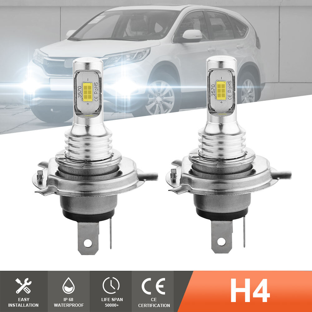 2PCS H4 9003 LED Fog Headlight 6000K High Low Beam For Scion xA xB 2004-2006