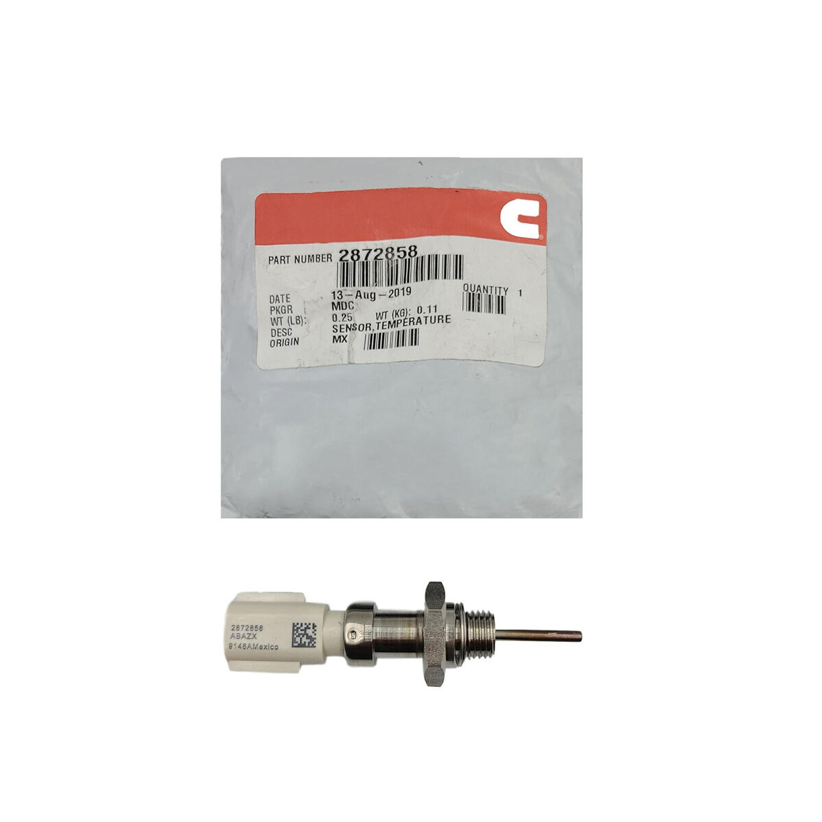 New OEM Genuine Cummins TEMPERATURE SENSOR 2872858 | eBay New OEM Genuine Cummins TEMPERATURE SENSOR 2872858 | eBay