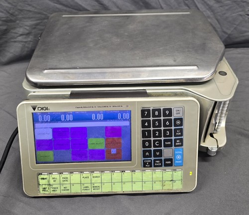 Teraoka DIGI SM-5500B Bench Deli Commercial PC Scale w/ Label Printer 30lbs - Picture 8 of 13