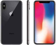 Apple iPhone X 256GB Grigio (sbloccato) Ricondizionato eccellente