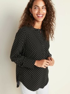 polka dot blouse old navy