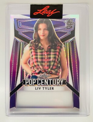 Liv Tyler *1/1* 2023 Leaf Pop Century *Unsigned Proof* One of One