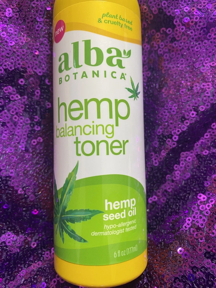 Paquete de 4 tónicos equilibradores de cáñamo Alba Botanica 6 fl oz aceite de semilla de cáñamo spray Foto 3 de 4