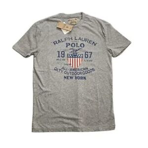 Polo Ralph Lauren 1967 Eagle Shield American Outdoor Goods Tee T-Shirt  Men’s XL 882926667075 | eBay