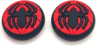 2pc Analog Controller Thumb Grip Thumbstick Cap Cover--PS4 XBOX ONE 360-SPIDER