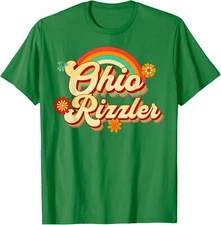 Retro Ohio Rizzler Rizz Funny Ironic Meme Quote Unisex T-Shirt