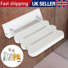 Shower Seat-Folding Wall Mounted Bathroom Mobility Aid Chair Strong Fold Up Down
